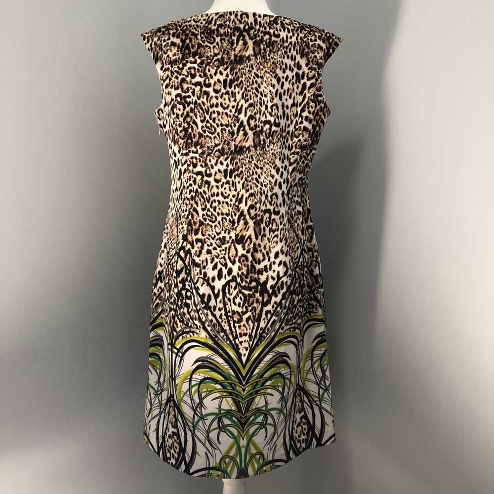 ILE New York cap sleeve printed sheath dress - Picture 3 of 7